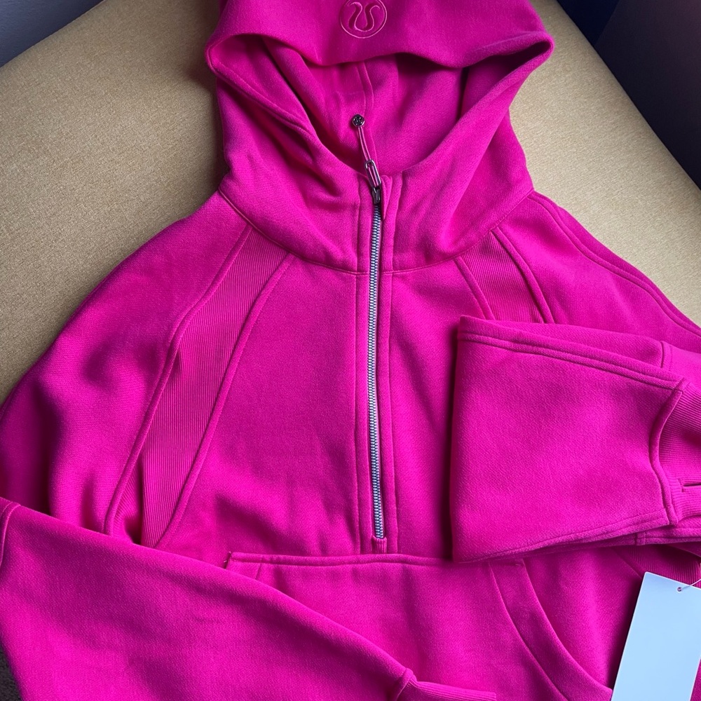 Pink Hoodie with Logo